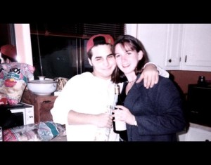 A photo of Varg PARTYING in 1992. Note: Cisco!